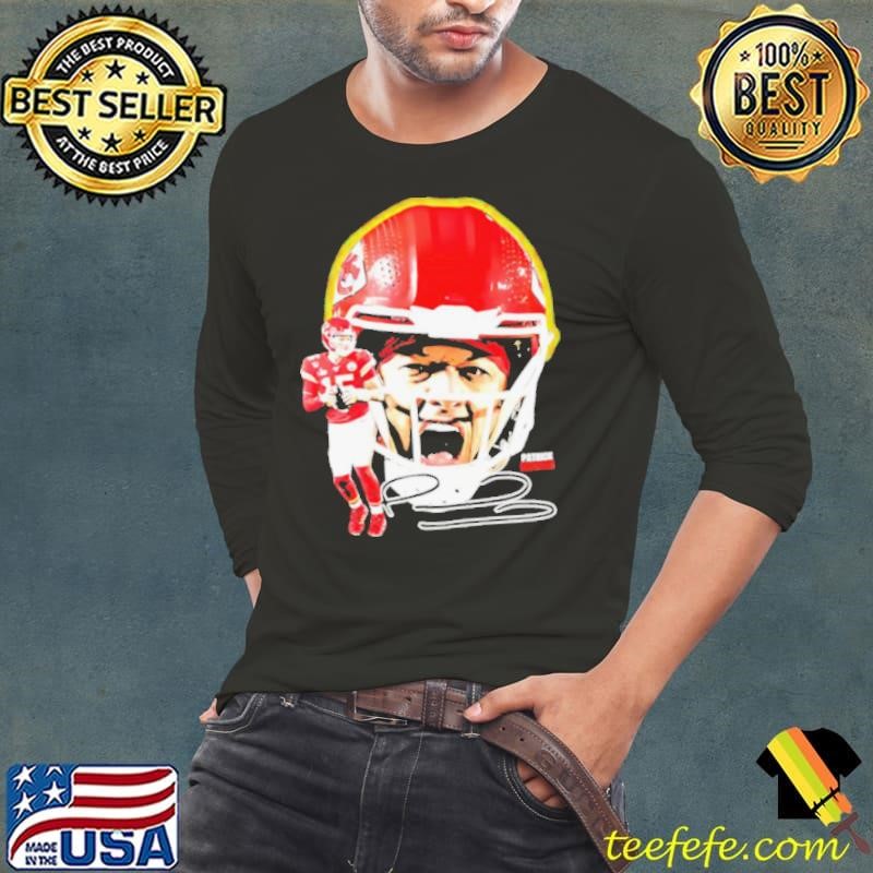 Patrick Mahomes Kansas City Chiefs big head vintage Long Sleeve Tee