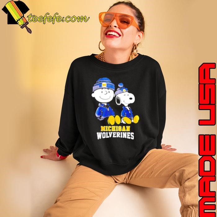Peanuts x Michigan Wolverines Football Sweatshirt