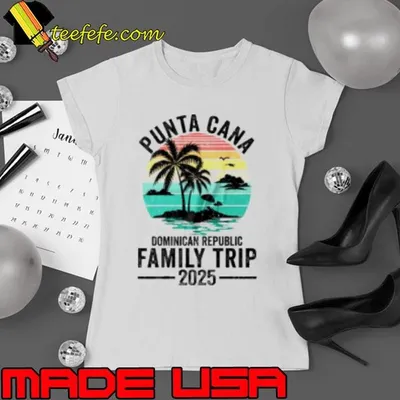 Punta Cana 2025 Dominican Republic Vacation Vintage Shirt
