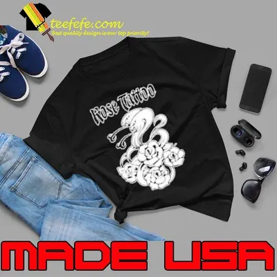 Rose Tattoo Mono Snakes And Roses Shirt
