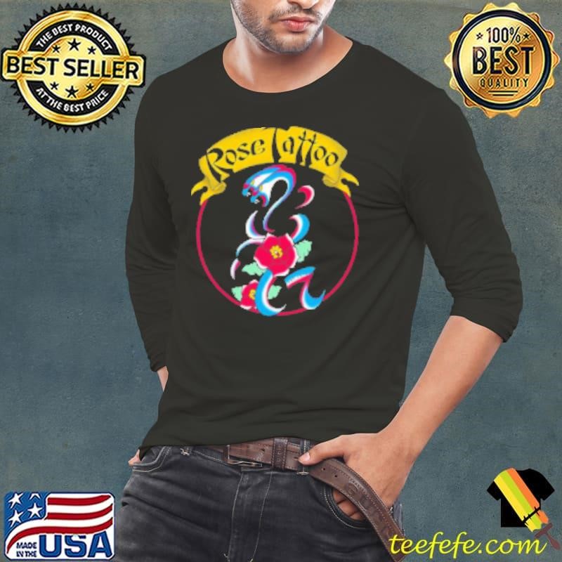 Rose Tattoo Snakes Long Sleeve Tee
