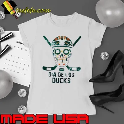 Skull Dia De Los Ducks Anaheim Ducks hockey Shirt