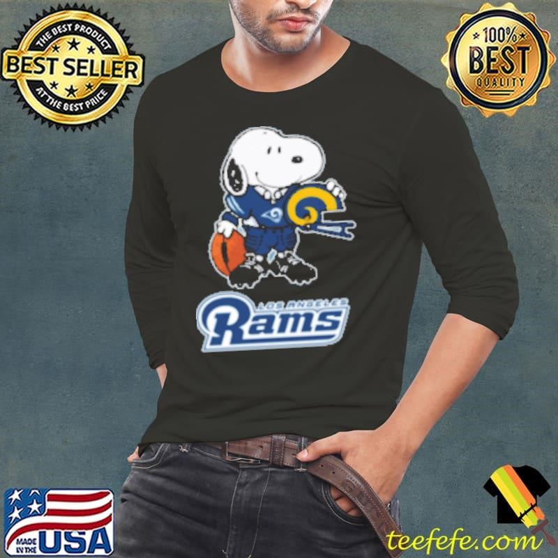 Snoopy A Strong And Proud Los Angeles Rams NFL Long Sleeve Tee