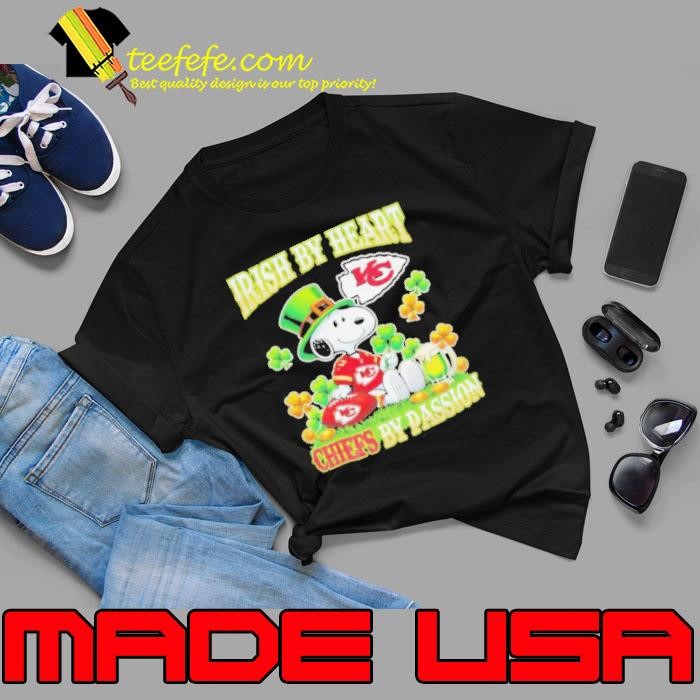 Snoopy Irish By Heart Kansas City Chiefs By Passion Shirt