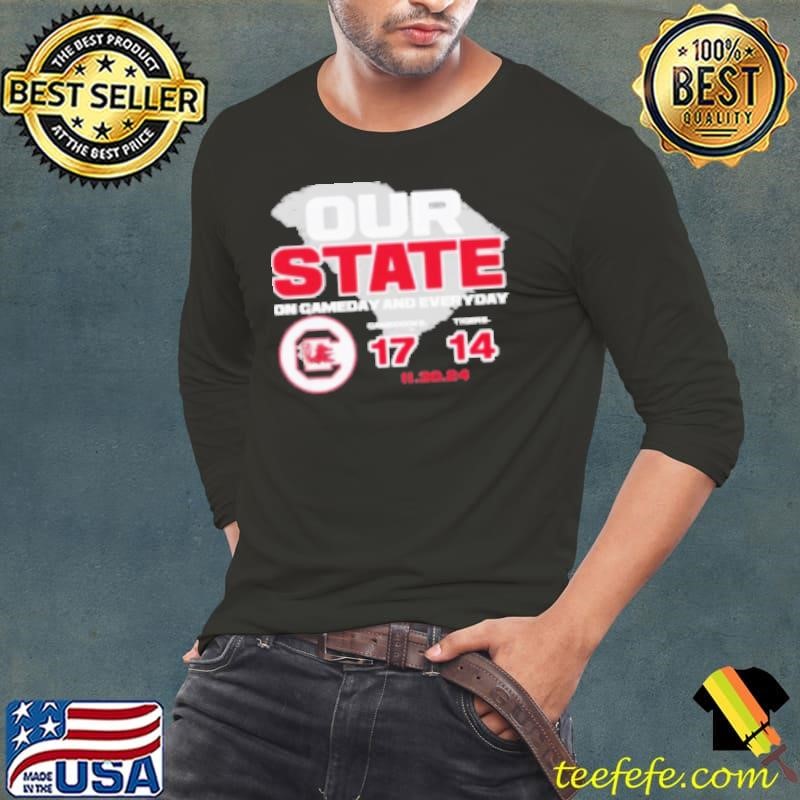 South Carolina Gamecocks Out State On Gameday And Everyday Victory 17 14 Tigers Long Sleeve Tee