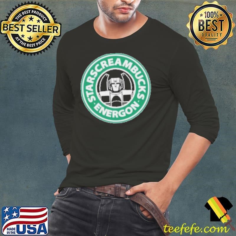 Starscreambucks Energon Logo Long Sleeve Tee