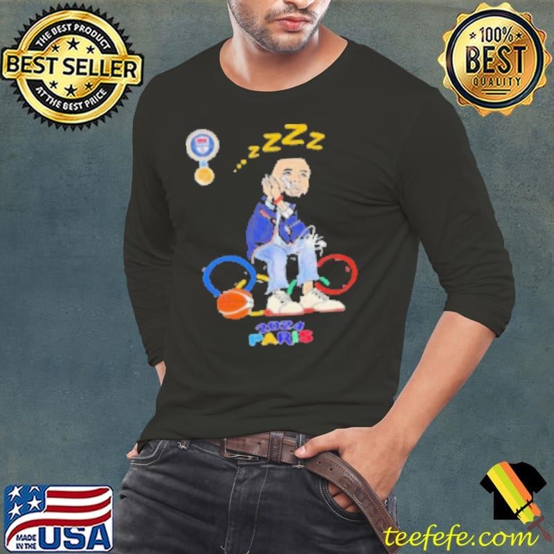 Stephen Curry Nuit Nuit Olympic Paris Signature 2024 Long Sleeve Tee