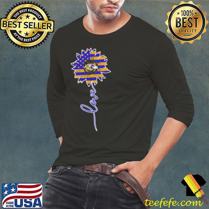 Sunflower love Baltimore Ravens shirt