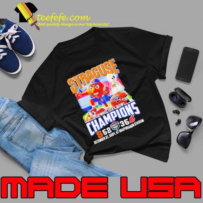 Syracuse Orange 2024 Holiday Bowl Champions Snapdragon Stadium Unisex