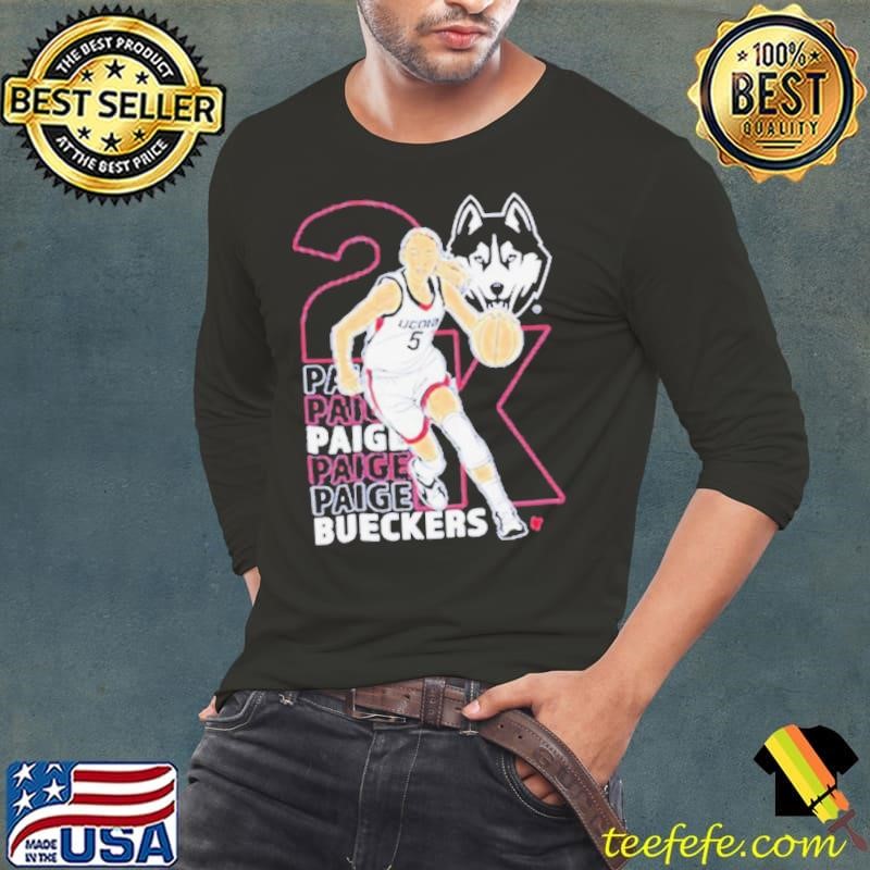 UConn Huskies Women’s Basketball Paige Bueckers 2k shirts Long Sleeve Tee