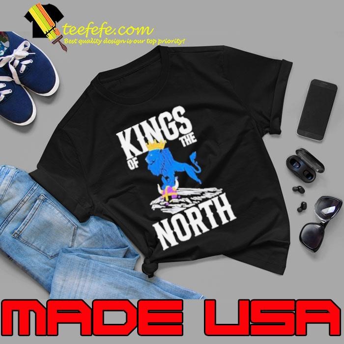 Viking Victory Kings of the North Detroit Lion Shirt
