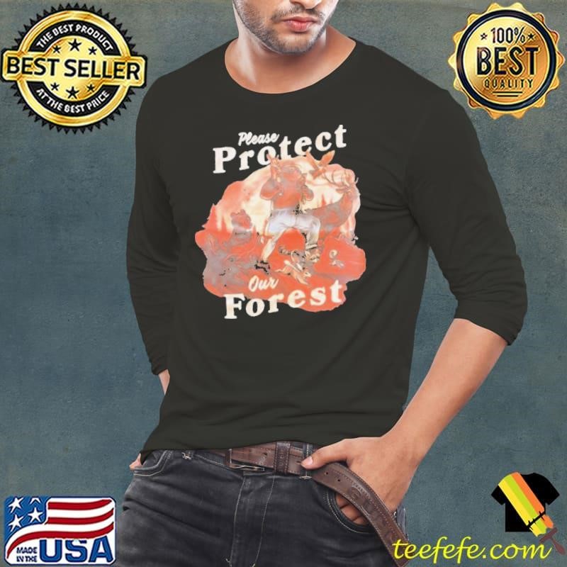 Wildlife please protect our forest shirt