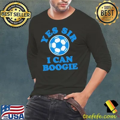 Yes Sir I Can Boogie Football shirt