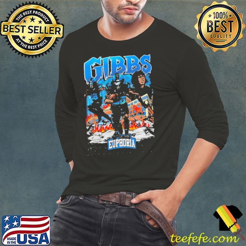ahmyr Gibbs V2 Detroit Lions NFL Planet Euphoria Art t Long Sleeve Tee