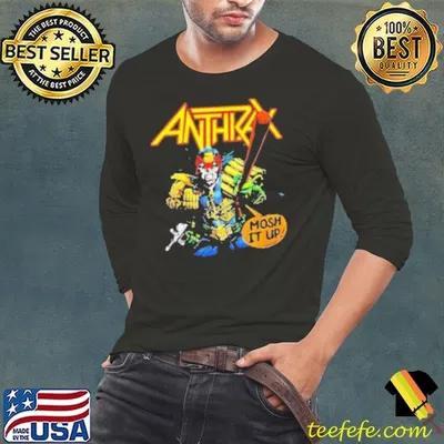 Anthrax I Am The Law Mosh It Up Muscle Shirt