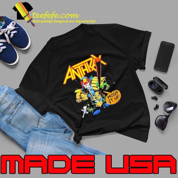 Anthrax I Am The Law Mosh It Up Muscle Unisex