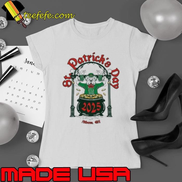 Athens GA St. Patrick's Day 2025 Bulldog Ladies tee