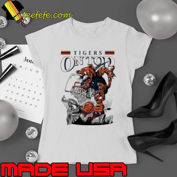 Auburn Tiger On Top Basketball Shirt