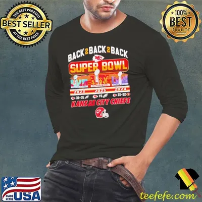 Back 2 back 2 back Super Bowl 2025 Kansas City Chiefs shirt
