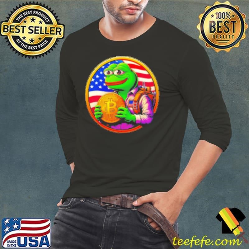 Billion PEPE bitcoin Long Sleeve Tee