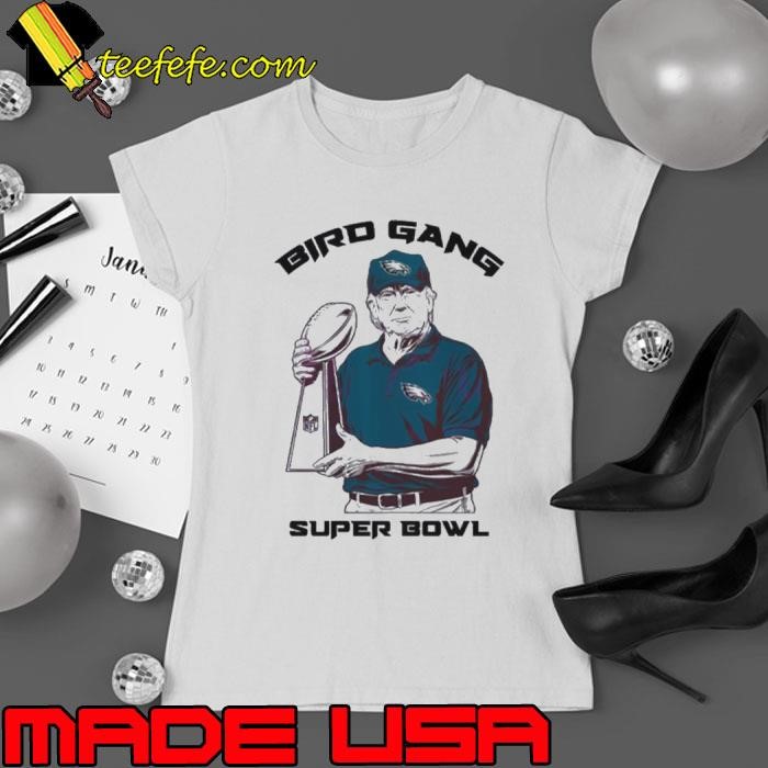 Bird Gang Philadelphia Eagles Donald Trump Super Bowl Lix Ladies tee