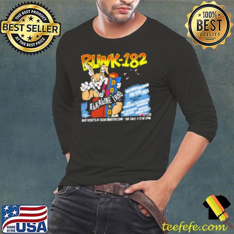 Blink 182 Alkaline Trio February 13 2025 Hollywood CA Long Sleeve Tee
