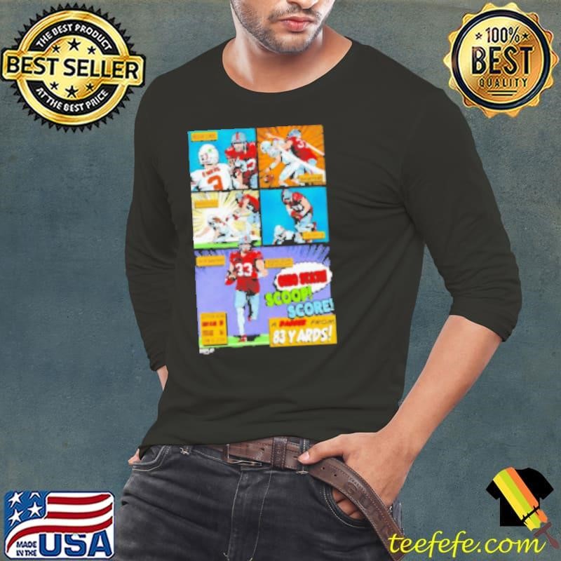 Captain Jack Scoop and Score football comic Long Sleeve Tee