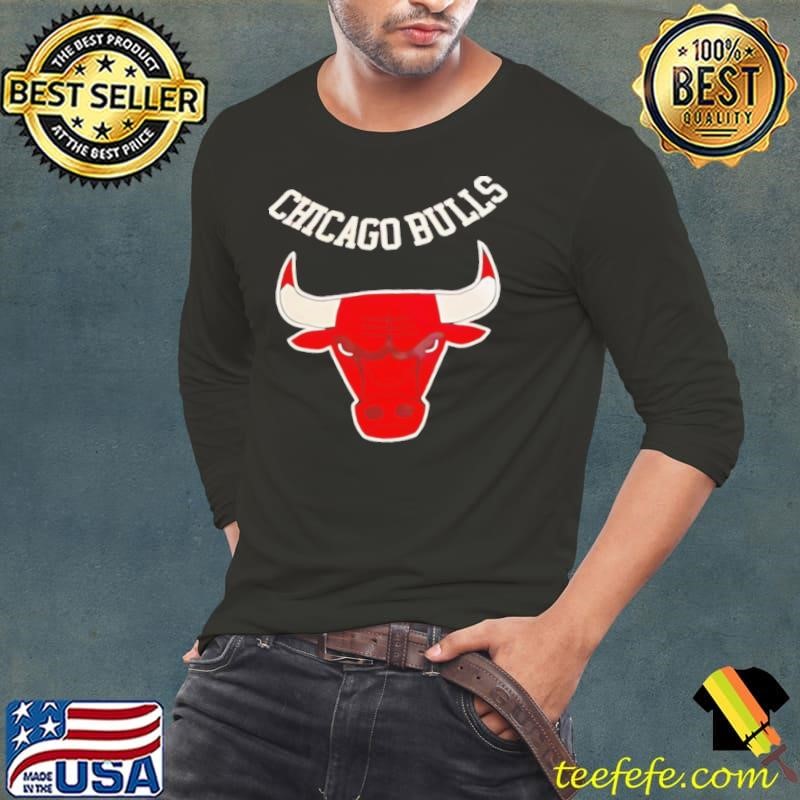 Chicago Bulls logo arc Long Sleeve Tee
