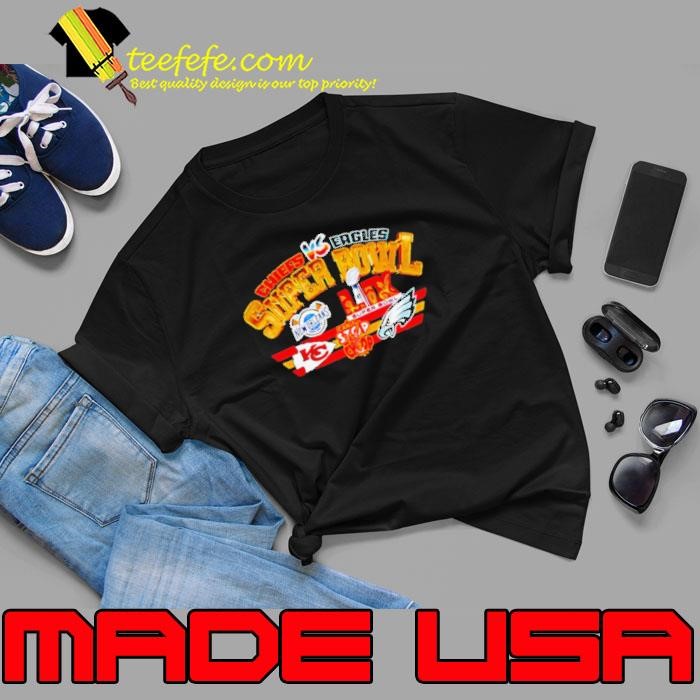 Chiefs vs Eagles Super Bowl LIX can’t stop the chop 2025 Champions shirt