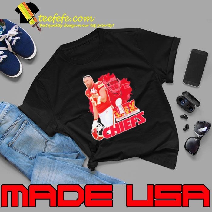 Chiefs vs. Eagles Super Bowl LIX Travis Kelce shirt