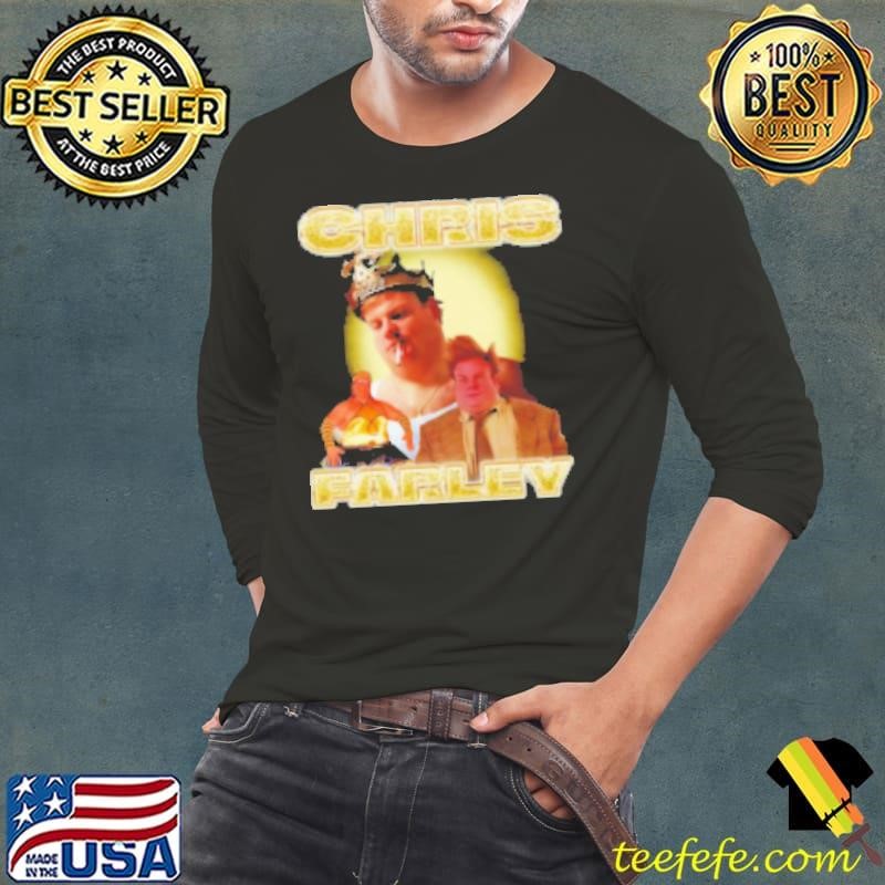 Chris Farley 90s retro graphic Long Sleeve Tee