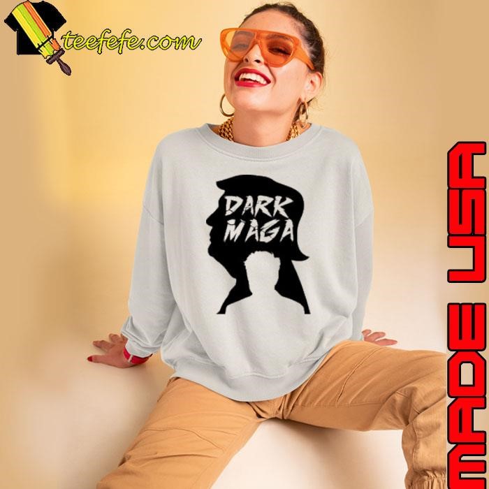 Dark MAGA Trump Musk Silhouette Sweatshirt