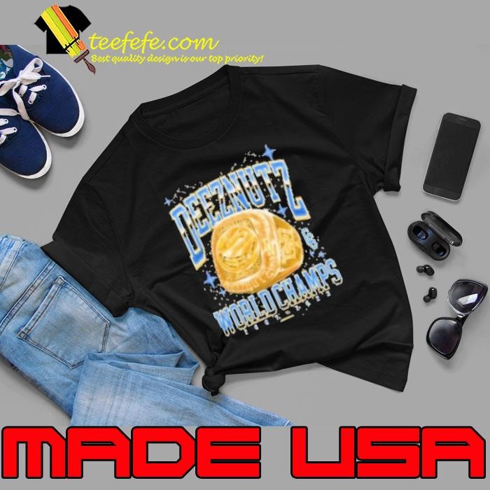 Deez Nuts World Champ Ring Blue Unisex