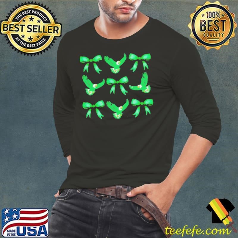 Eagles Coquette Bow Green Bows Eagles Bird Eagles Football 2025 shirt