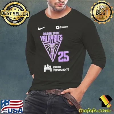 Golden State Valkyries Uniform Season 2025 Black Basketball Shirt