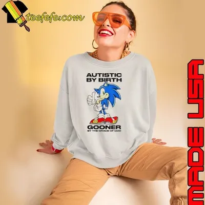 Good Autistic By Birth Gooner By The Grace Of God Shirt