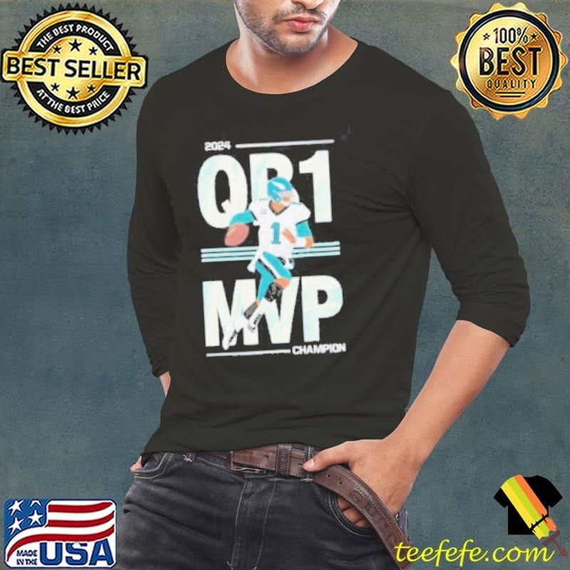 Jalen Hurts QB1 MVP Champion Philadelphia Eagles 2024 shirt