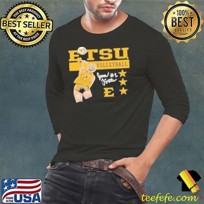 Jenna Forster ETSU Women’s Volleyball signature cartoon player Shirt