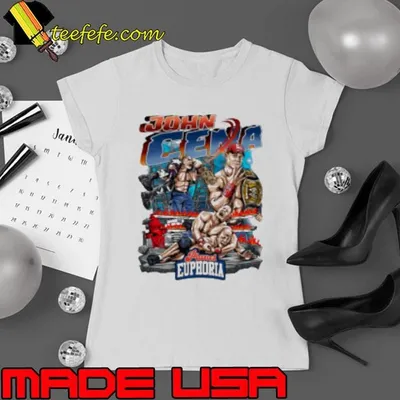 John Cena WWE cartoon graphic Shirt