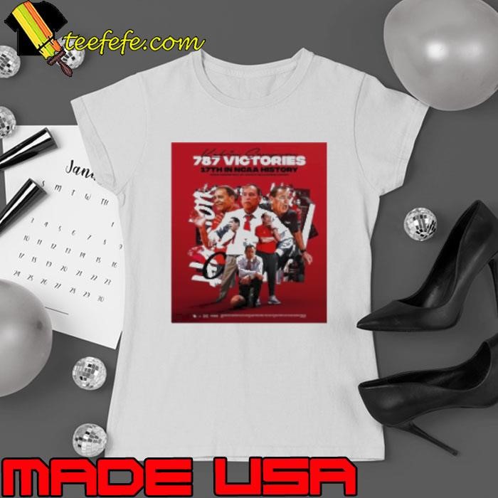 Kelvin Sampson 787 Victories 17th in NCAA History Among Coaches With 10 Years At NCAA Division History Ladies tee