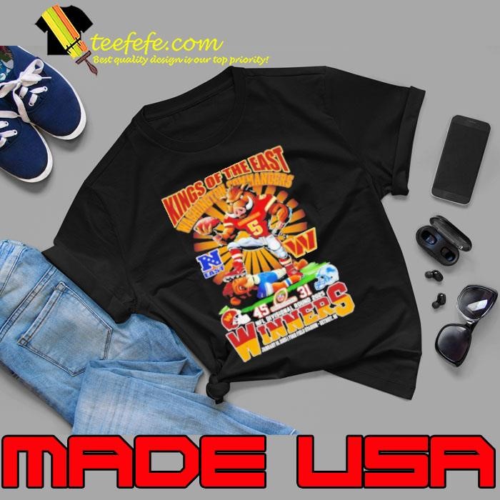 Kings of the East Washington Commanders vs Detroit Lions Mascots NFL Divisional Round 2025 Winners Unisex