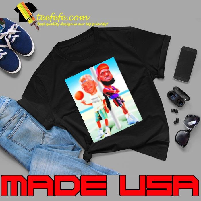 Luka Doncic And Lebron James Los Angeles Lakers NBA cartoon Shirt