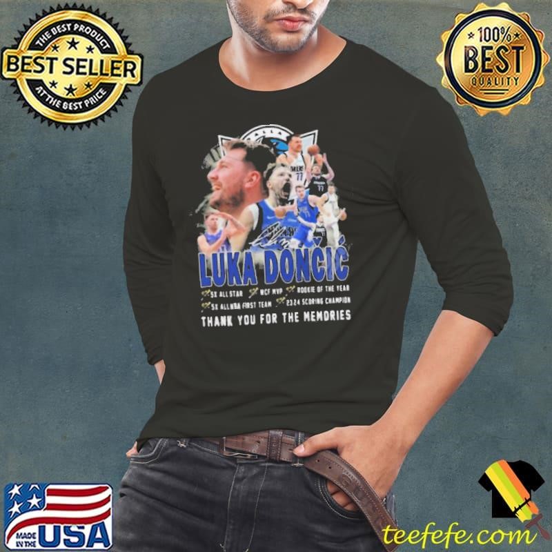 Luka Dončić Thank You For The Memories Shirt