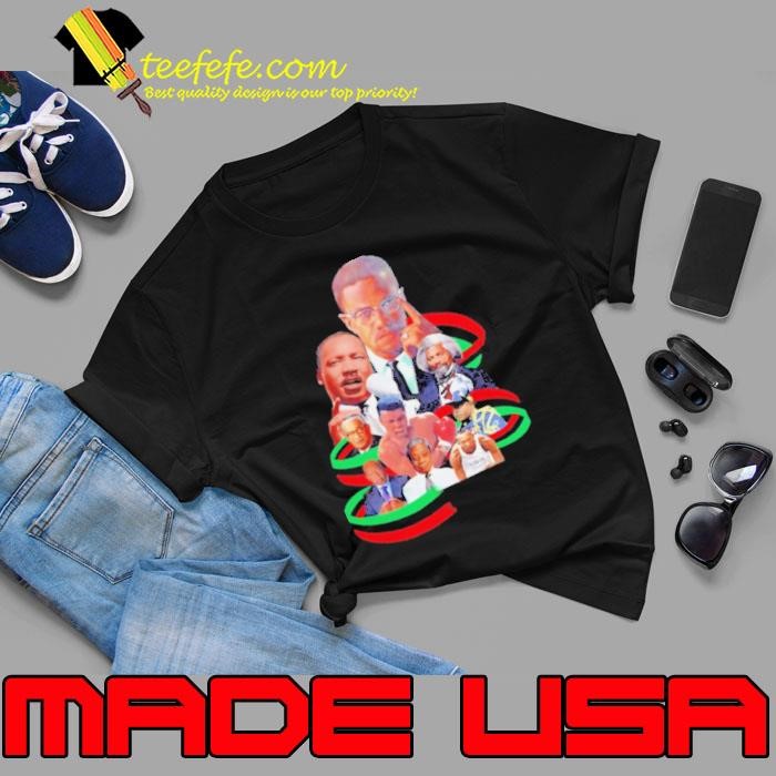 Melanin Classics Black History Maker Martin Luther King Marcus Garvey Malcolm X Jesse Owens Frederick Muhammad Ali Unisex