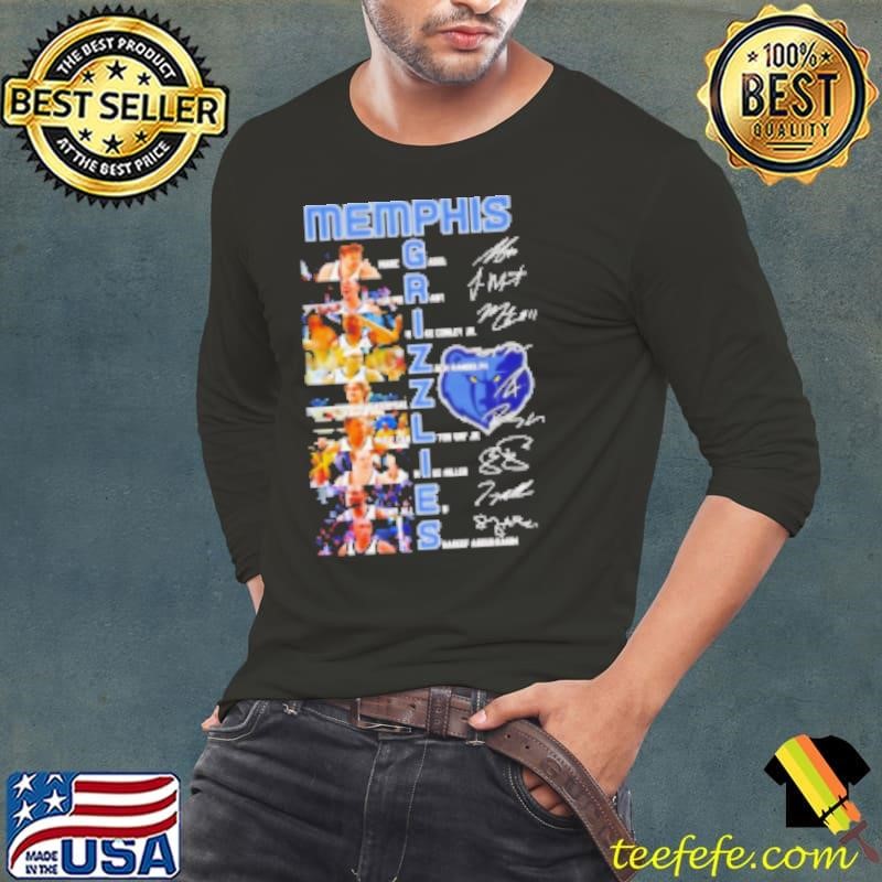 Memphis Grizzlies Marc Gasol Ja Morant Mike Conley Jr Zach Randolph signatures Long Sleeve Tee