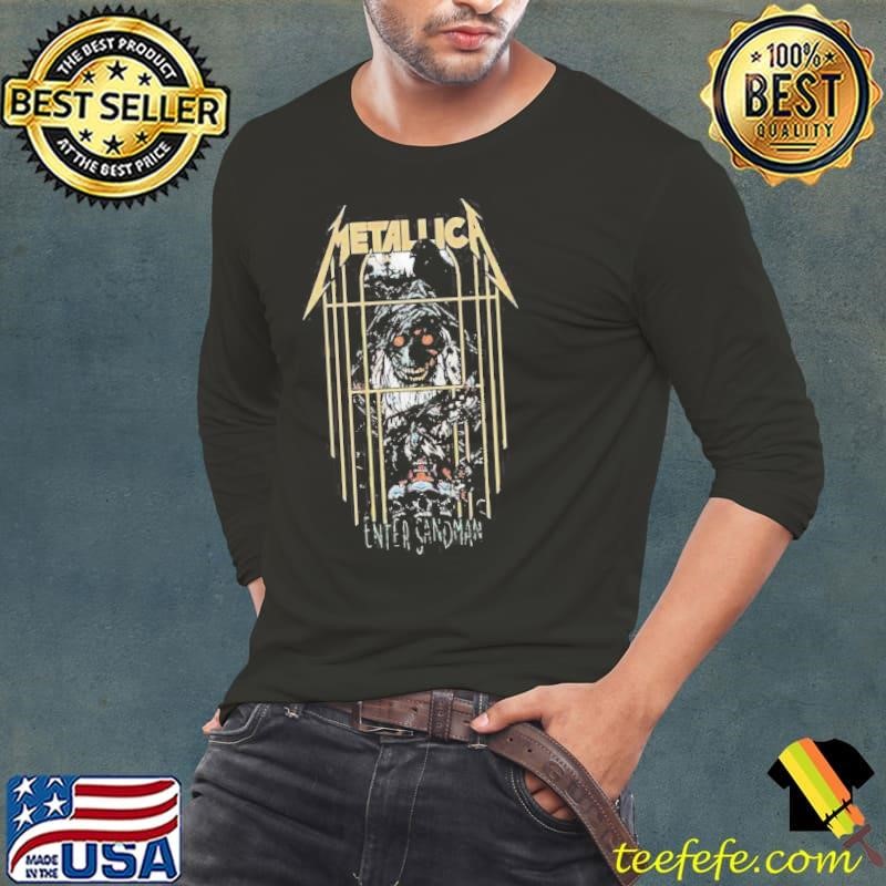 Metallica Enter Sandman Pinball Art The Black Album By Rhys Cooper shirt