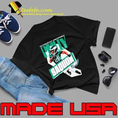 Miles Sanders Fly Eagles Fly Unstoppable Philly Saquon Signature Shirt