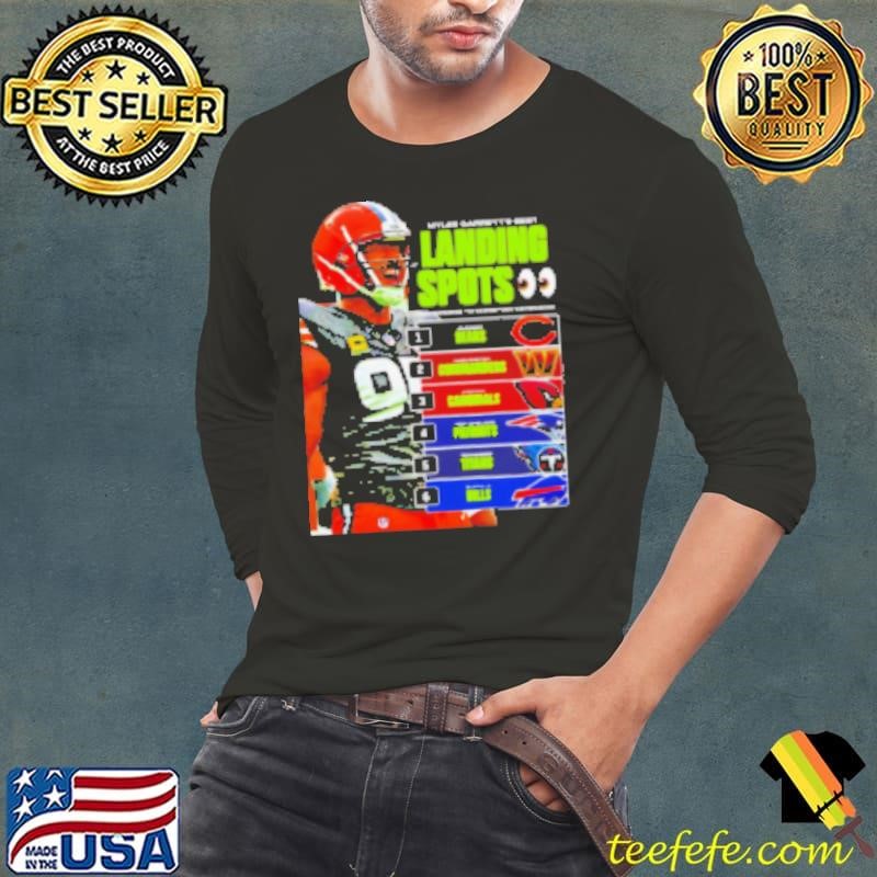 Myles Garrett's Best Landing Spots NFL Shirt