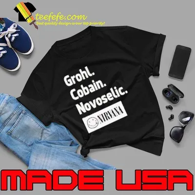 Nirvana Grohl Cobain Novoselic Shirt