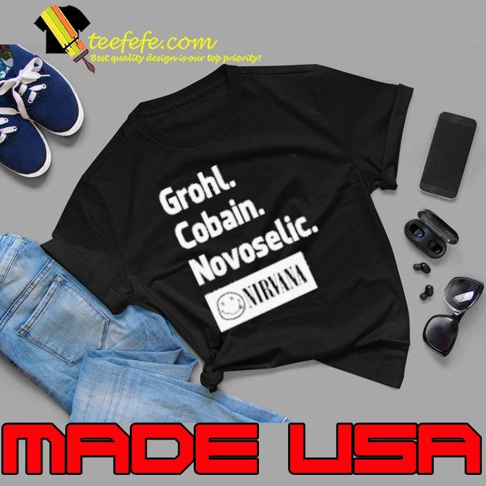 Nirvana Grohl Cobain Novoselic Unisex